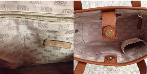 michael kors handbag lining